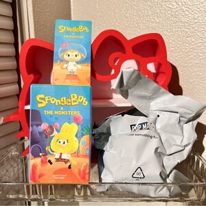 NWT SpongeBob X The Monsters Authentic Pop Mart Confirmed Sandy x Pato